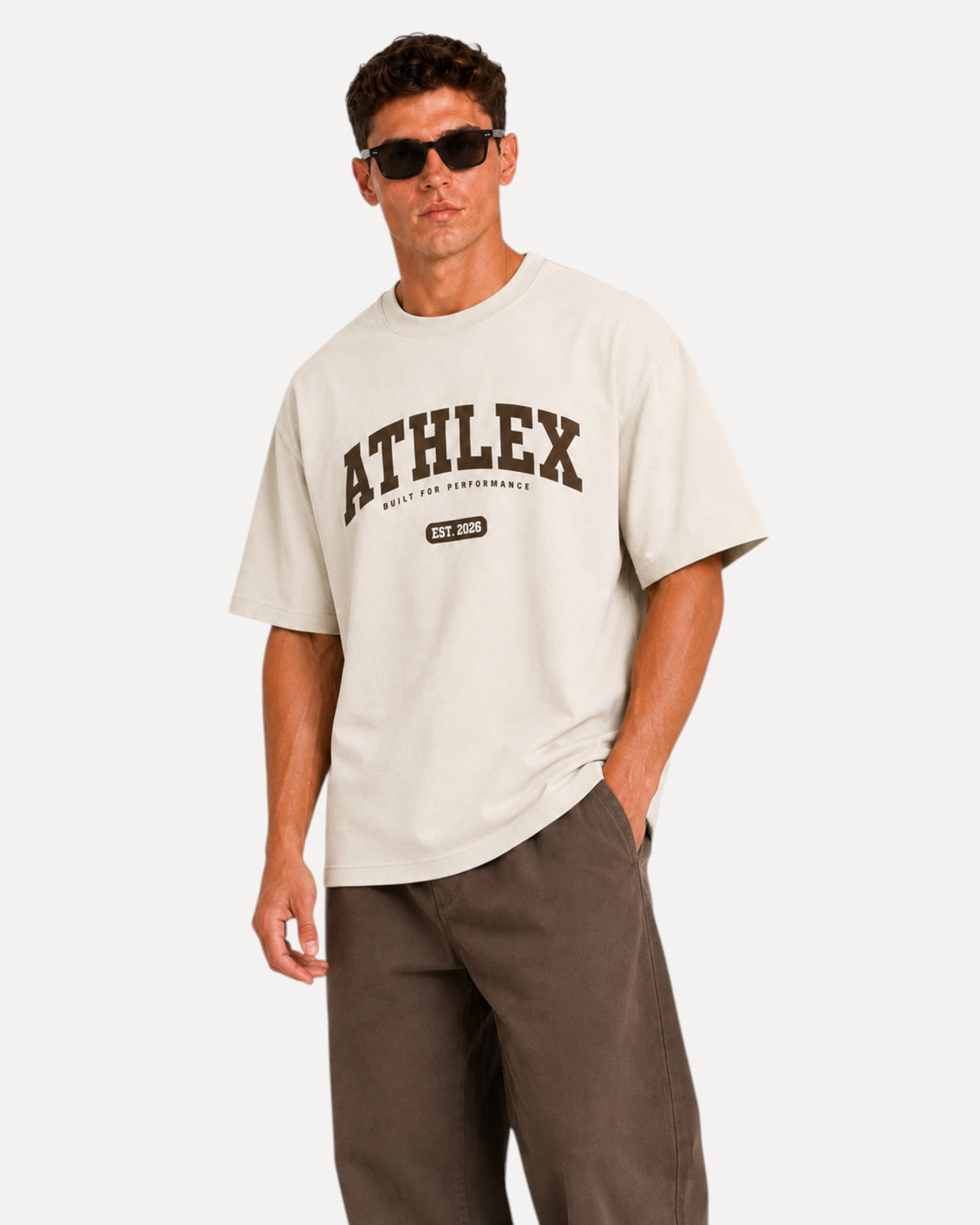 ATHLEX Varsity Performance Oversized T-Shirt