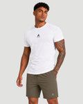 Athlex White Dry-Fit Breathable Performance T-Shirt