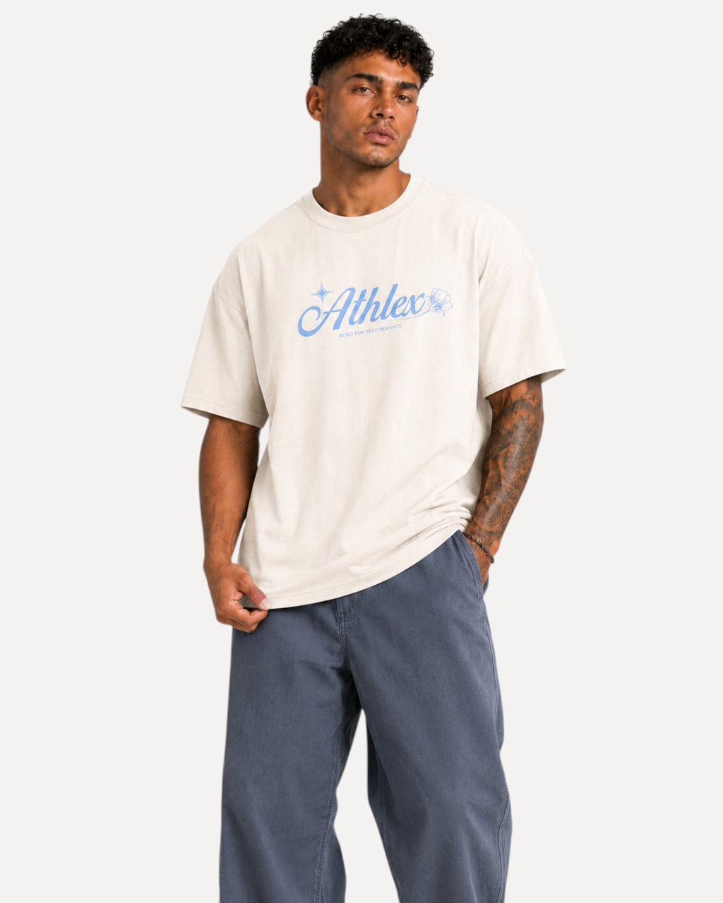 ATHLEX Signature Script Oversized T-Shirt
