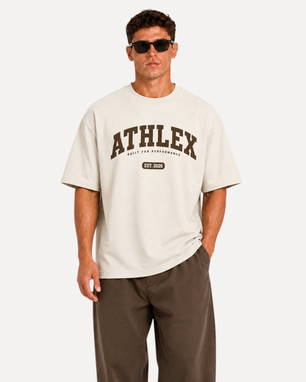 ATHLEX Varsity Performance Oversized T-Shirt