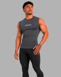 ATHLEX Charcoal Sleeveless Compression Tank
