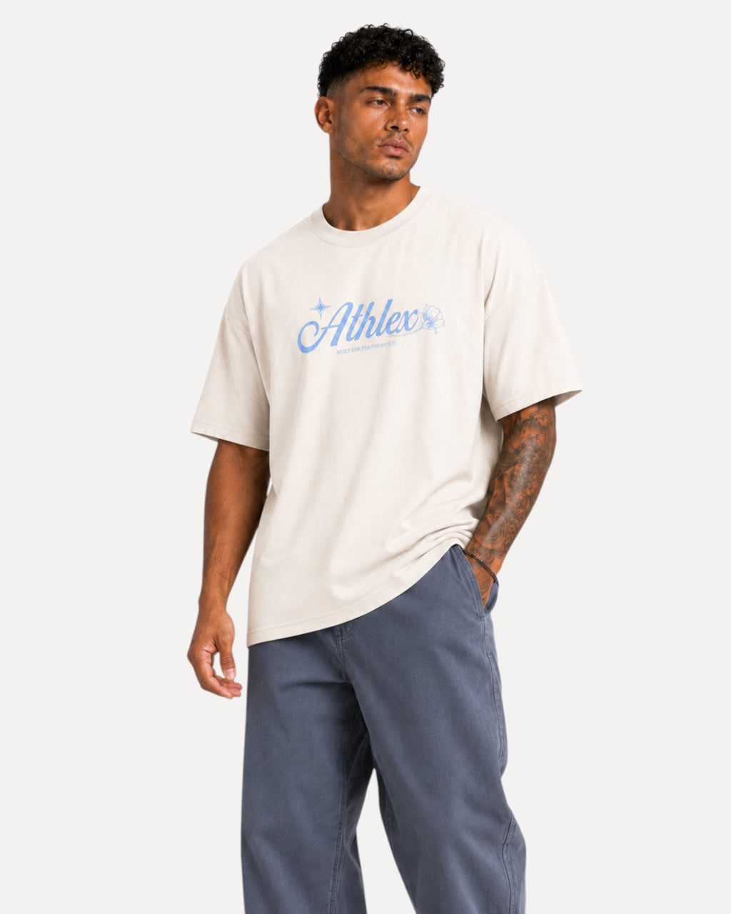 ATHLEX Signature Script Oversized T-Shirt