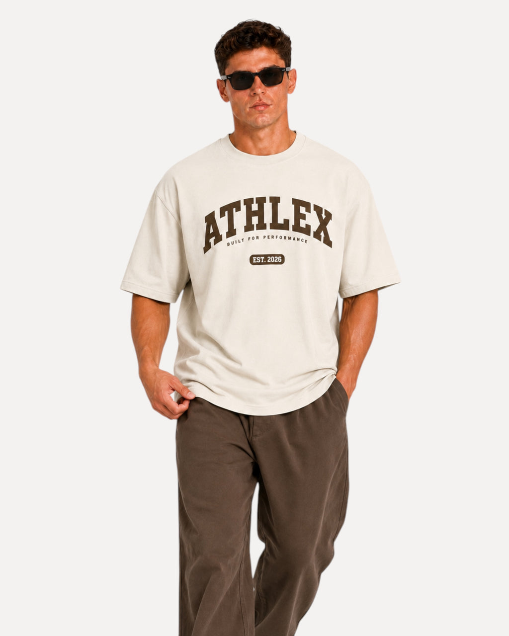 ATHLEX Varsity Performance Oversized T-Shirt