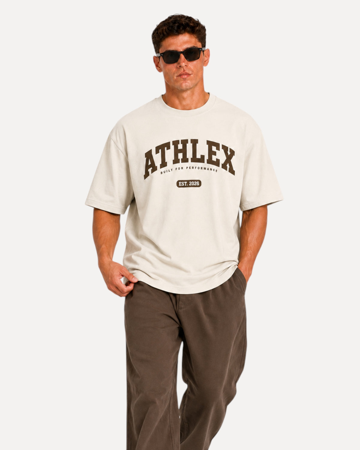 ATHLEX Varsity Performance Oversized T-Shirt
