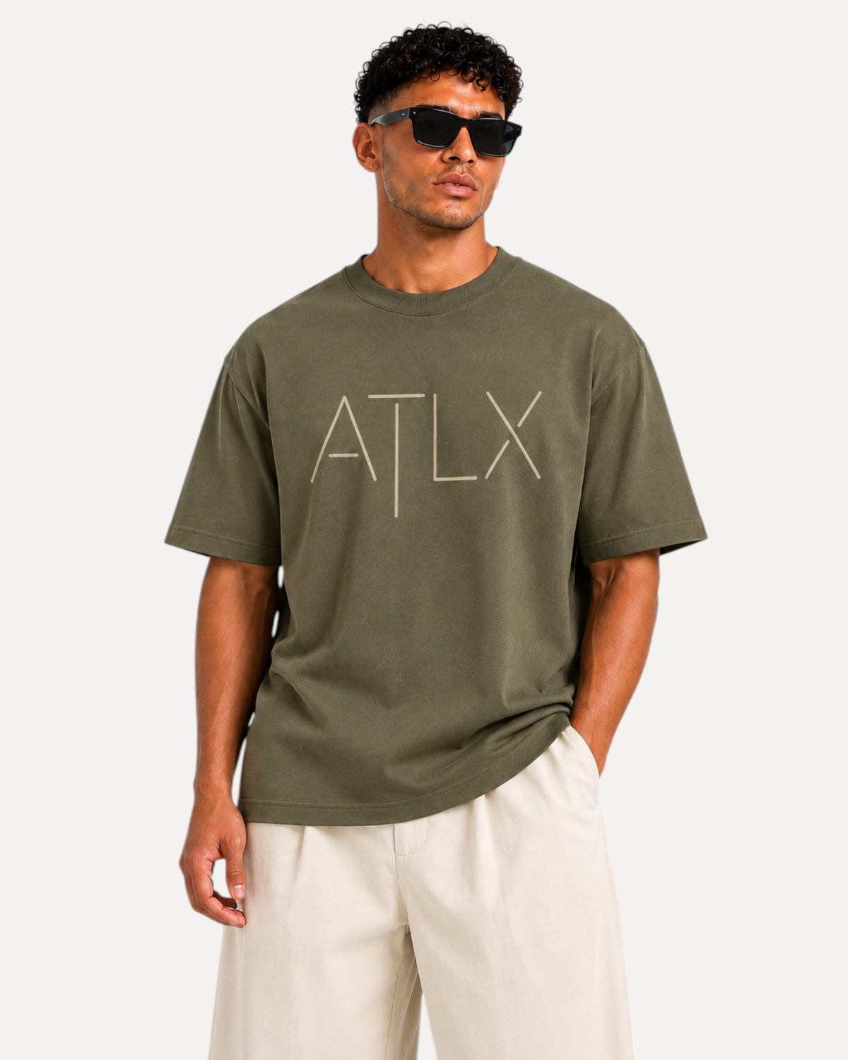 ATHLEX Minimal Line Oversized T-Shirt