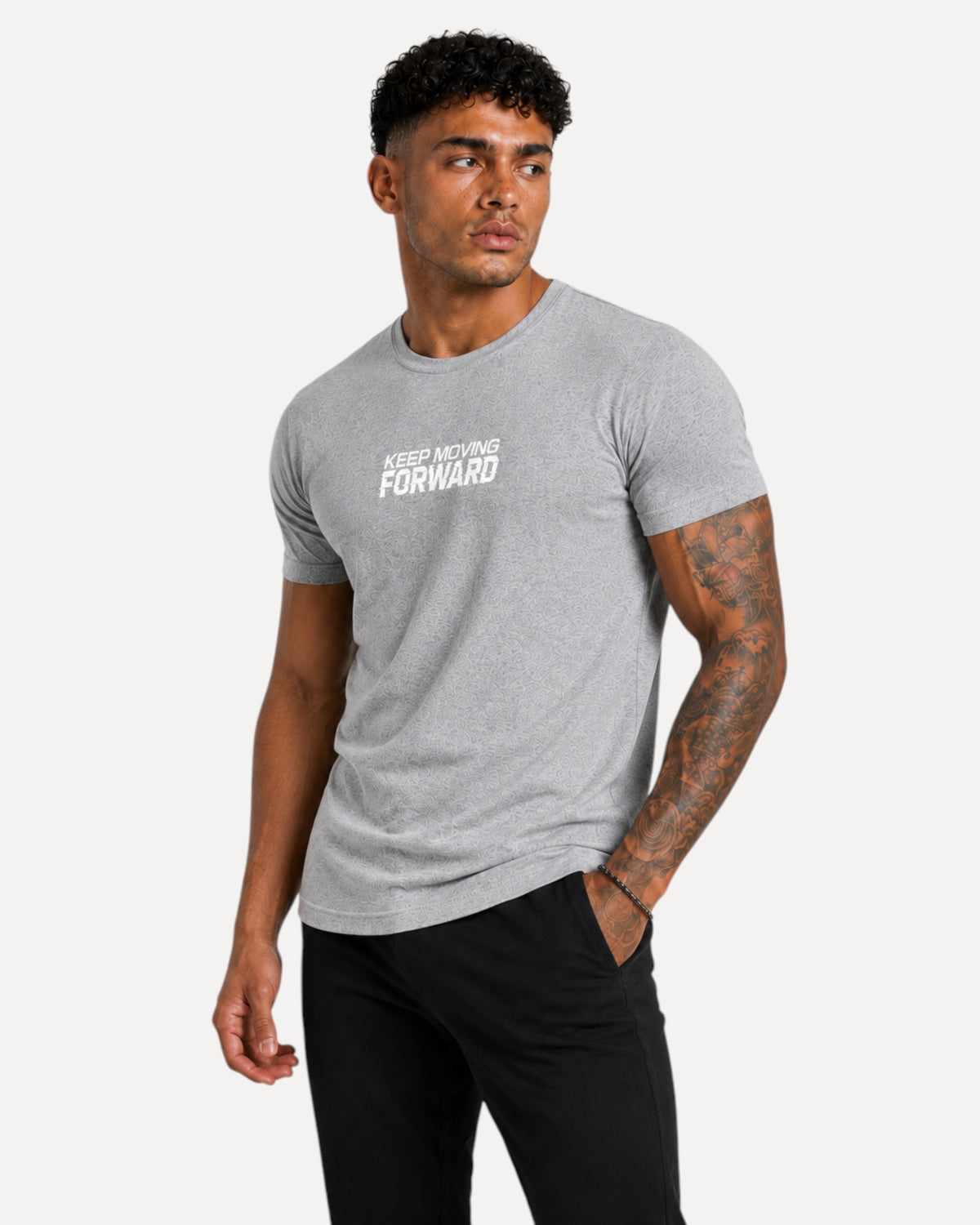 ATHLEX Keep Moving Forward Athletic Fit T-Shirt