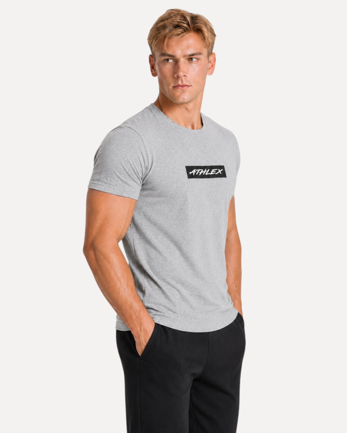 ATHLEX Core Badge Athletic Fit T-Shirt