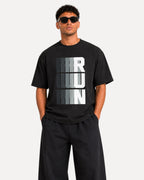 ATHLEX Motion Graphic Oversized T-Shirt – Black