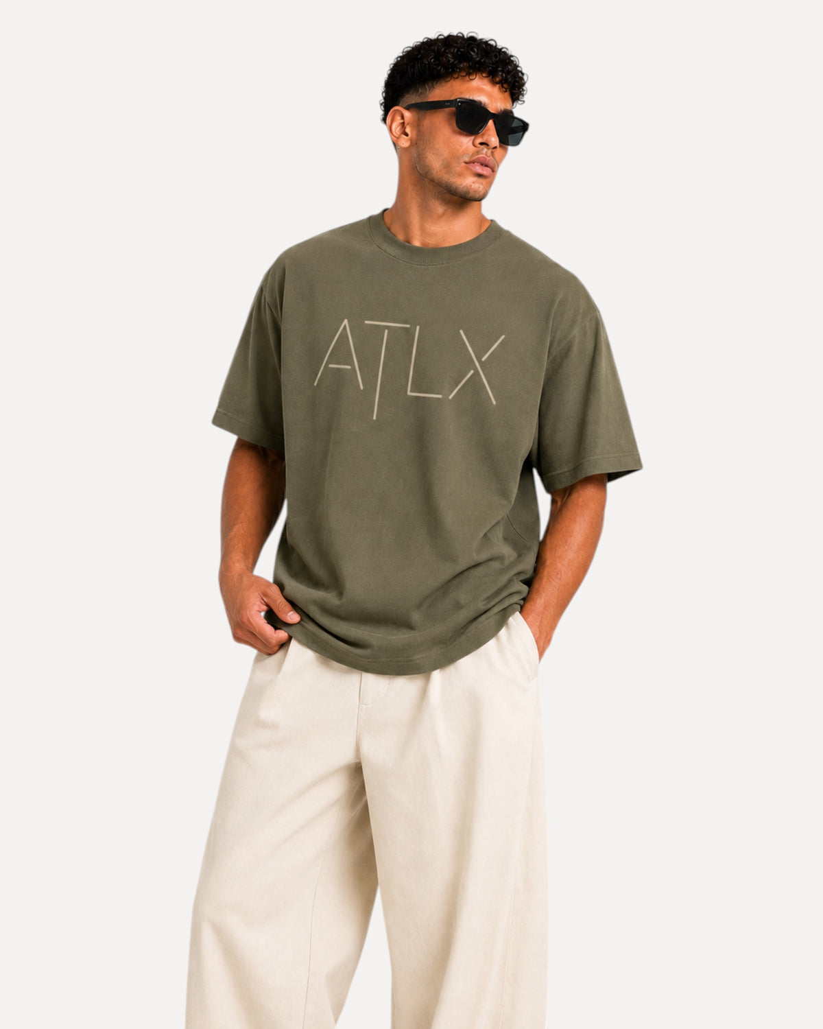 ATHLEX Minimal Line Oversized T-Shirt