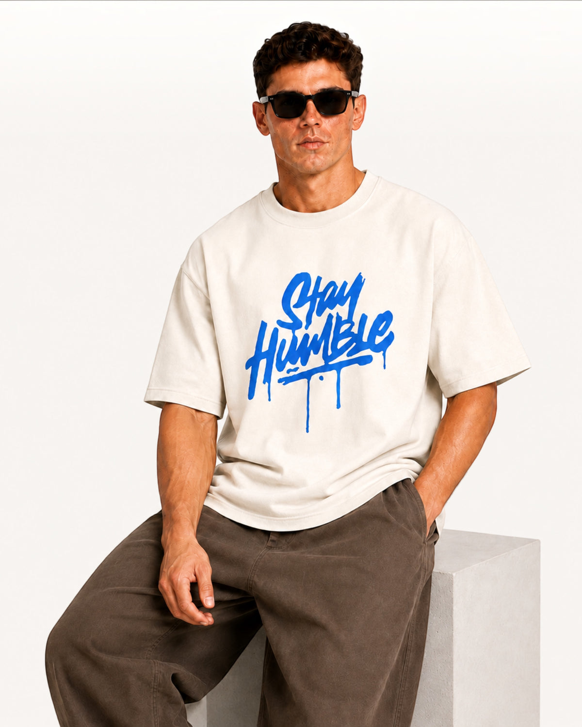 ATHLEX Stay Humble Oversized T-Shirt