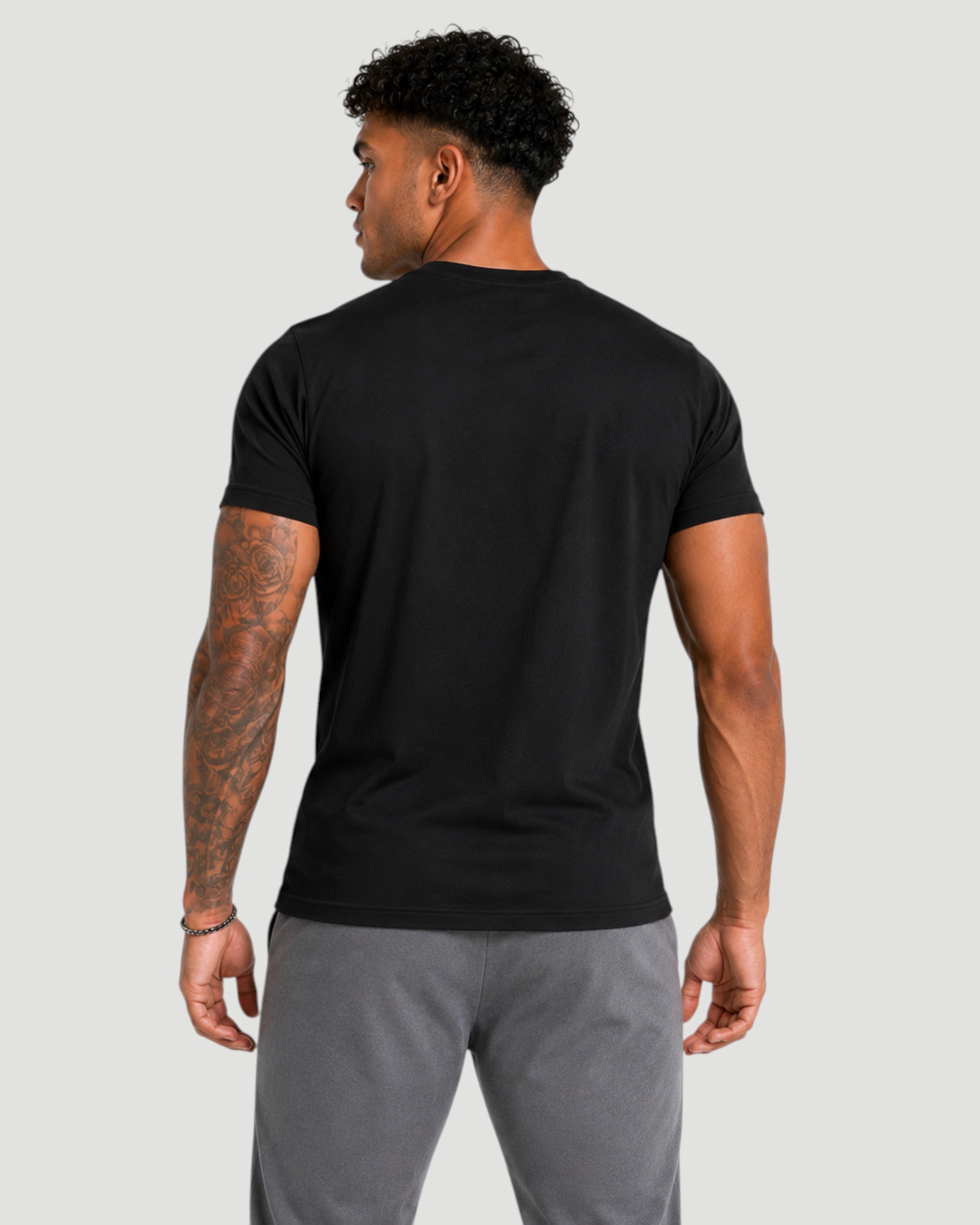ATHLEX Phantom Skull Cotton Tee – Black