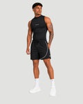ATHLEX High Neck Compression Sleeveless Shirt - Black