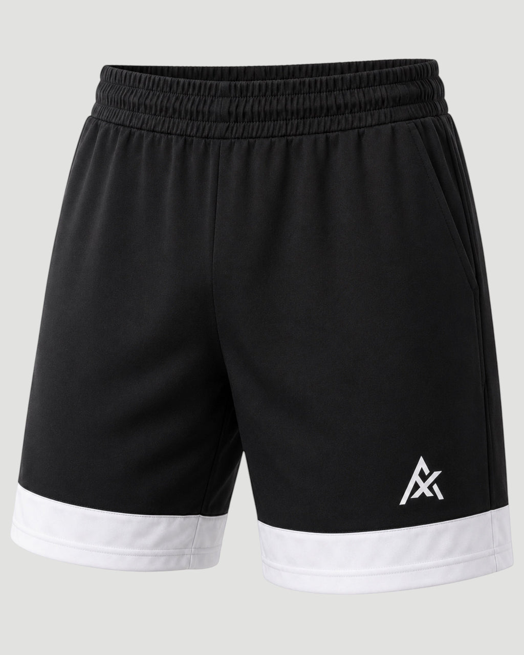 ATHLEX Core Training Shorts - Black/White