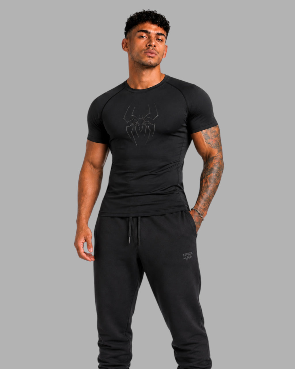 ATHLEX Venom Black Compression Shirt