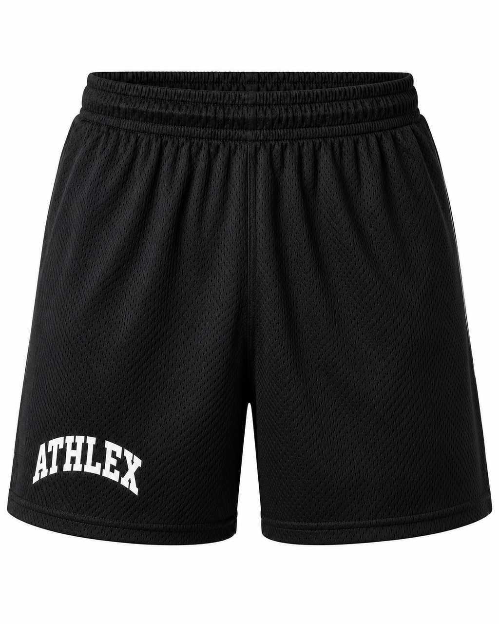 ATHLEX Varsity Mesh Basketball Shorts – Jet Black