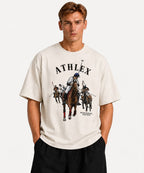 Athlex Premium Oversized T-Shirt – 100% Cotton 230 GSM Graphic Tee