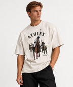 Athlex Premium Oversized T-Shirt – 100% Cotton 230 GSM Graphic Tee