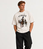 Athlex Premium Oversized T-Shirt – 100% Cotton 230 GSM Graphic Tee