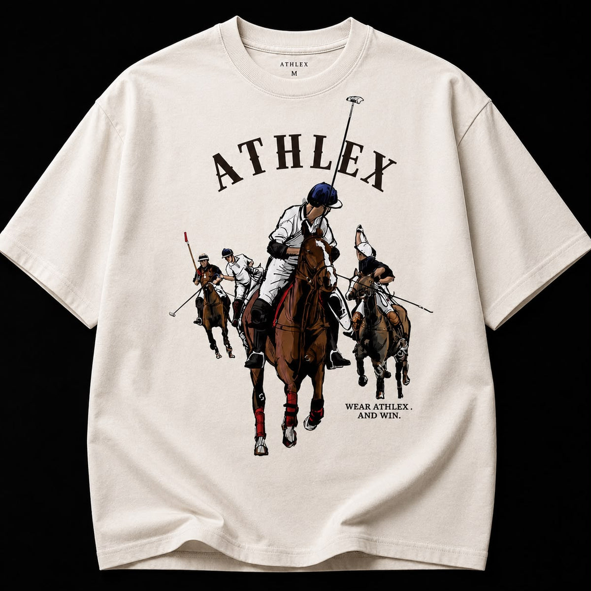 Athlex Premium Oversized T-Shirt – 100% Cotton 230 GSM Graphic Tee