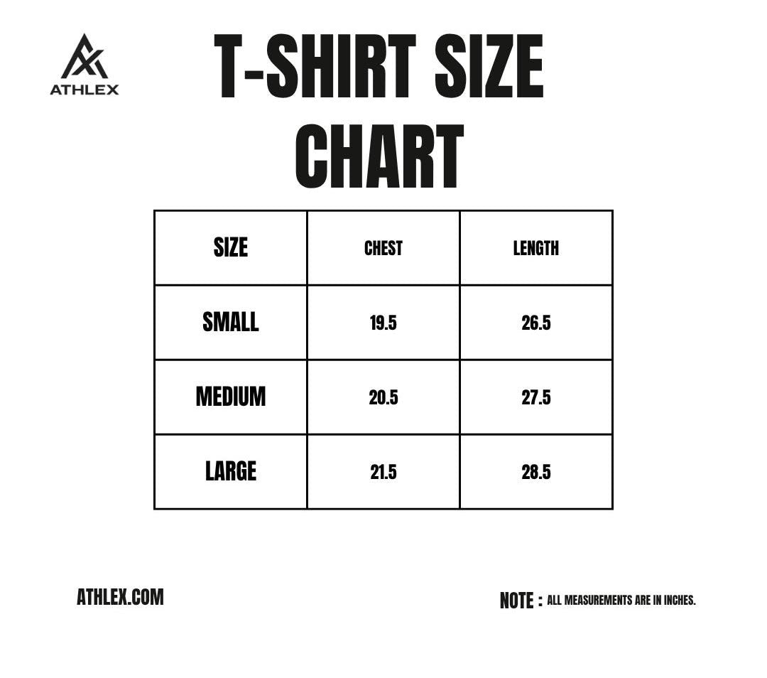 ATHLEX Men’s Black Strongman Cotton Graphic Tee
