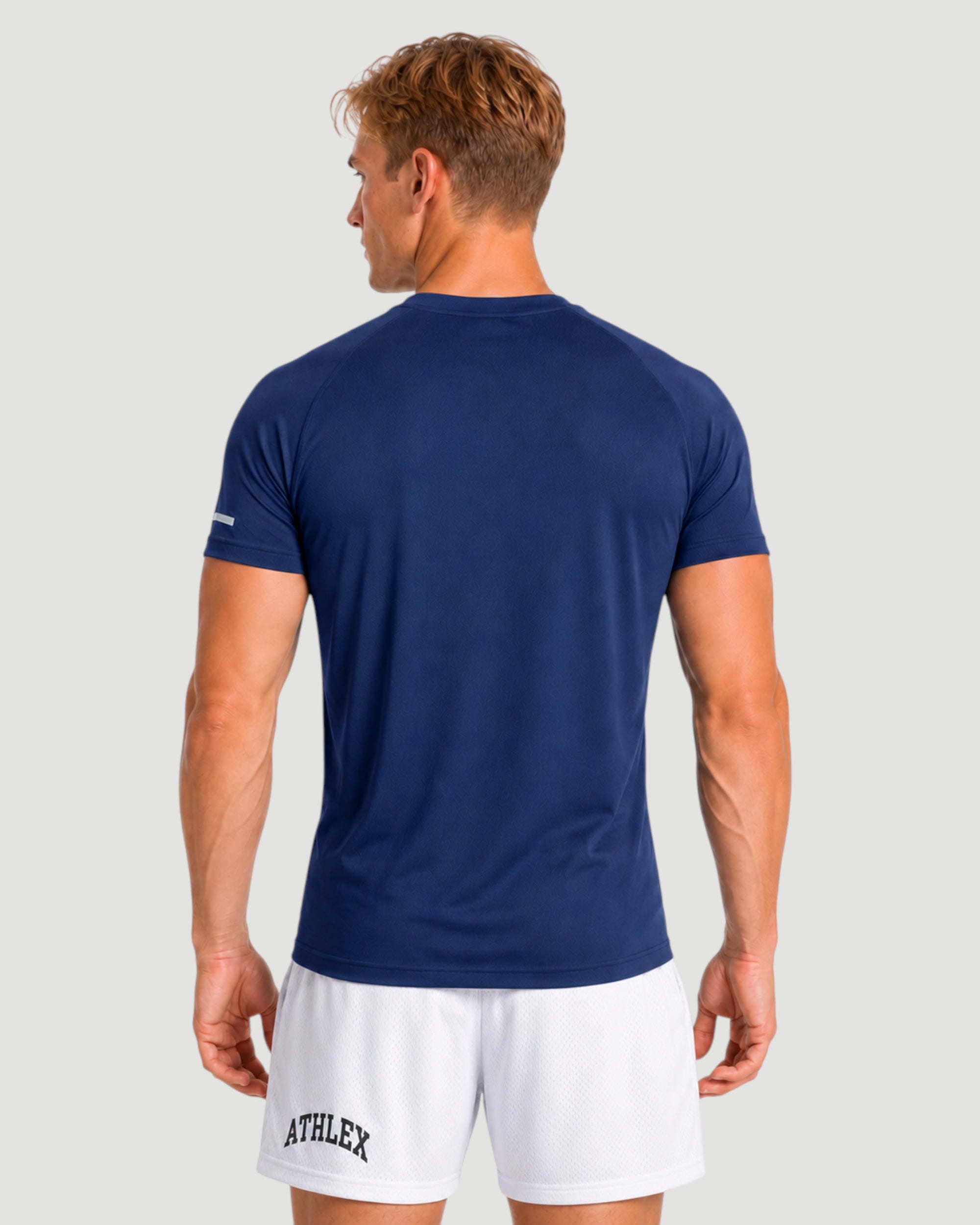 Athlex Navy Dry-Fit Performance T-Shirt