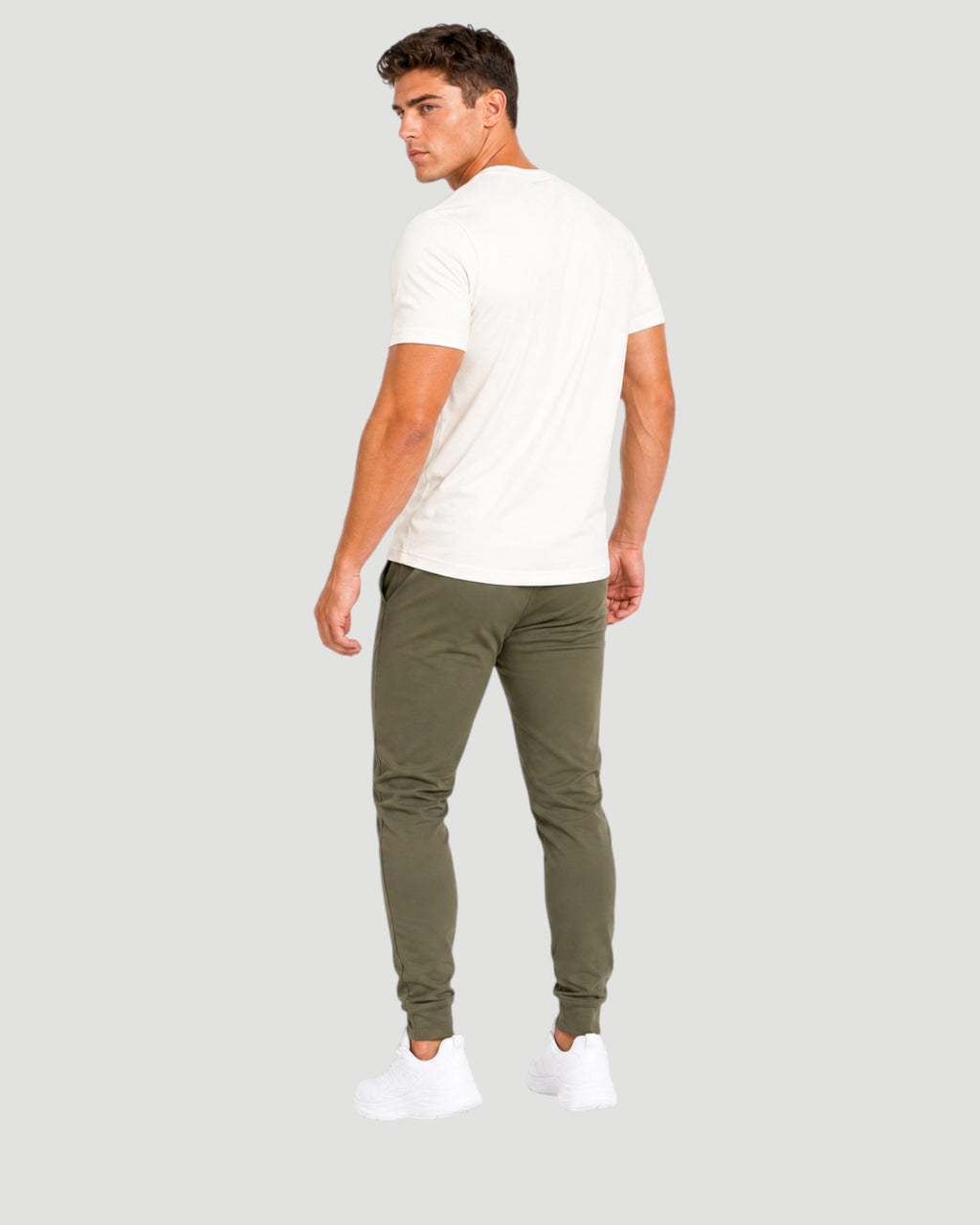 ATHLEX Premium Cotton Tee – Off White