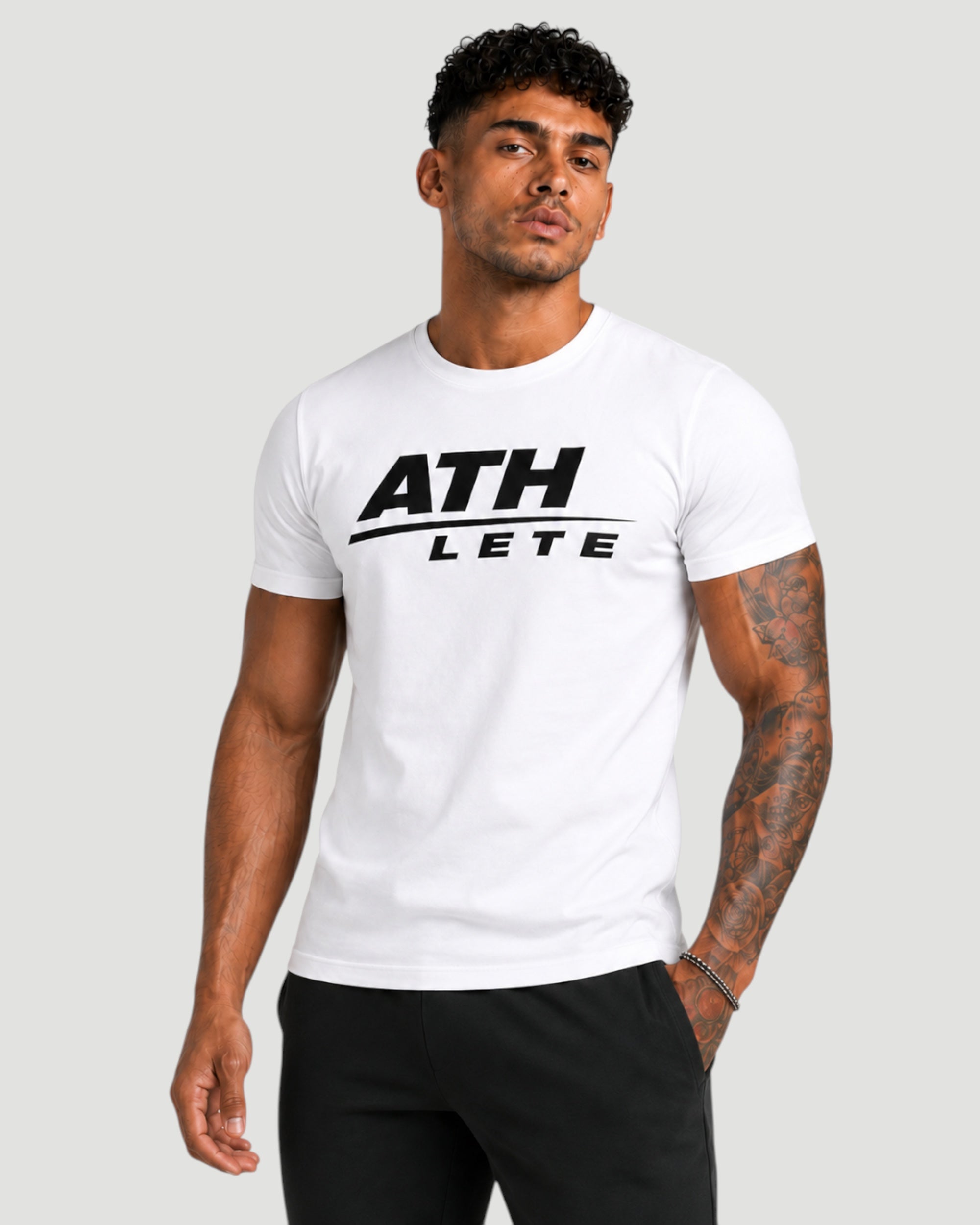 ATHLEX CoreFlex Cotton Tee – White