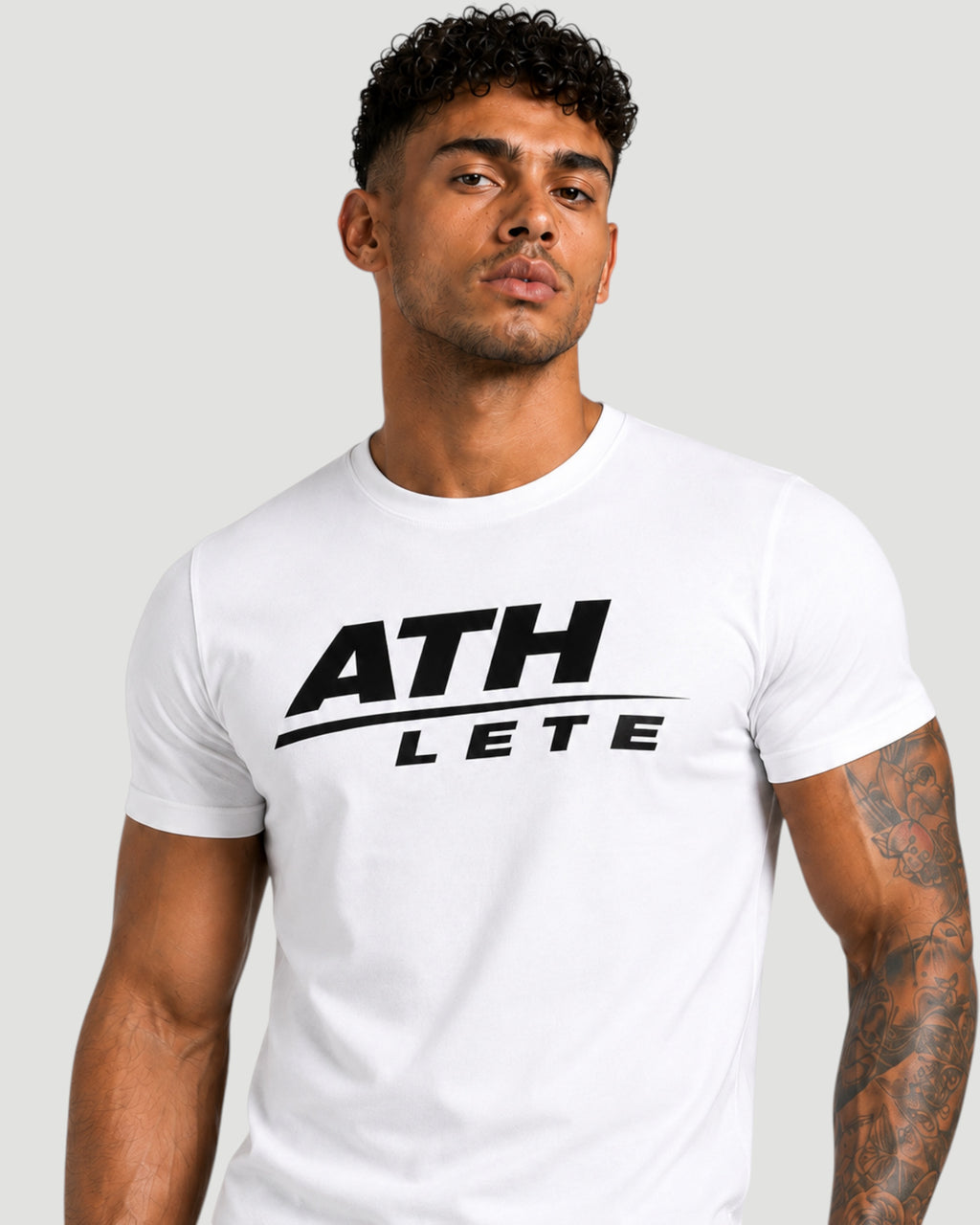 ATHLEX CoreFlex Cotton Tee – White