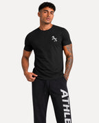 Athlex AX Black Cotton Logo T-Shirt