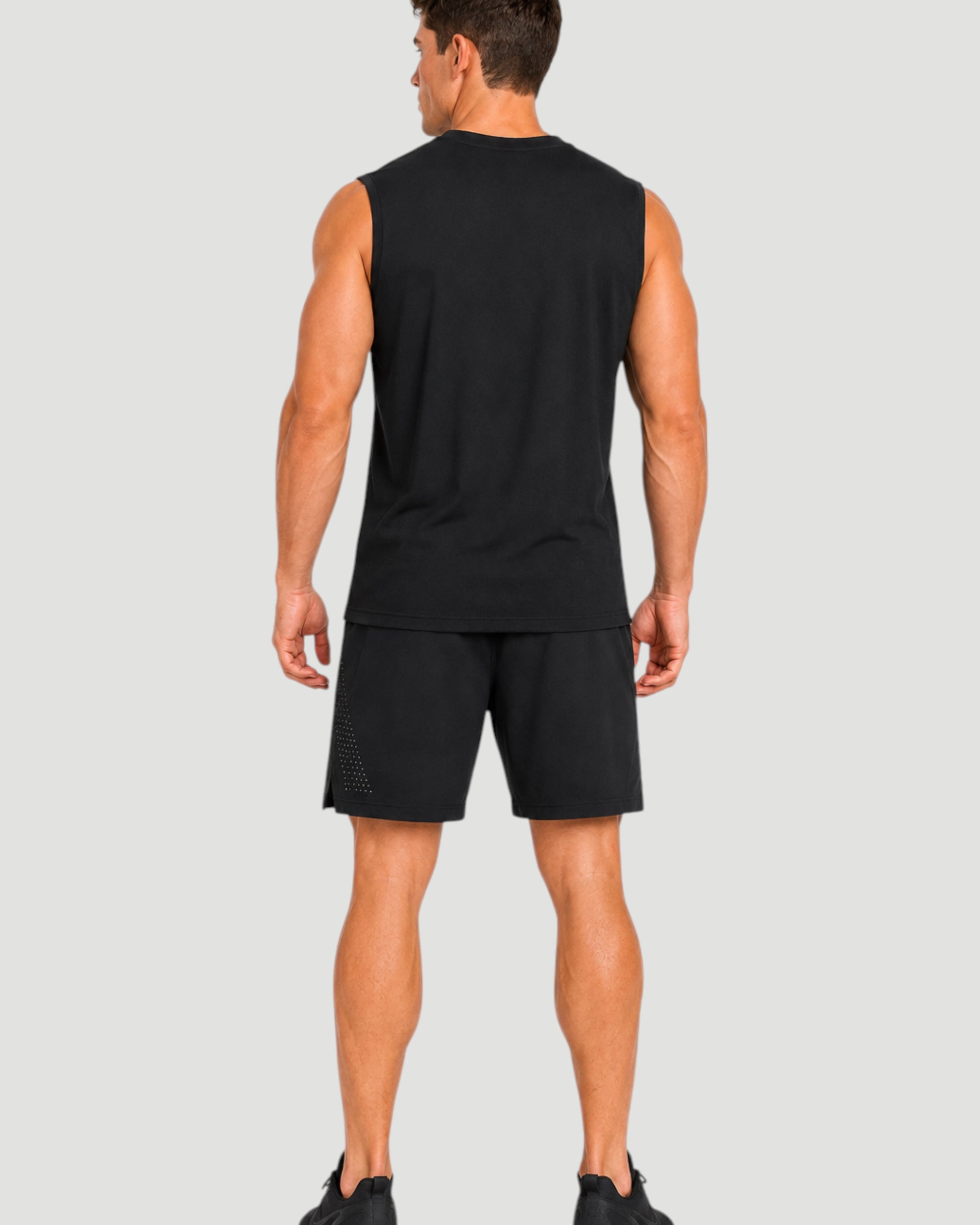 ATHLEX ATLX Sleeveless Training Tee - Black