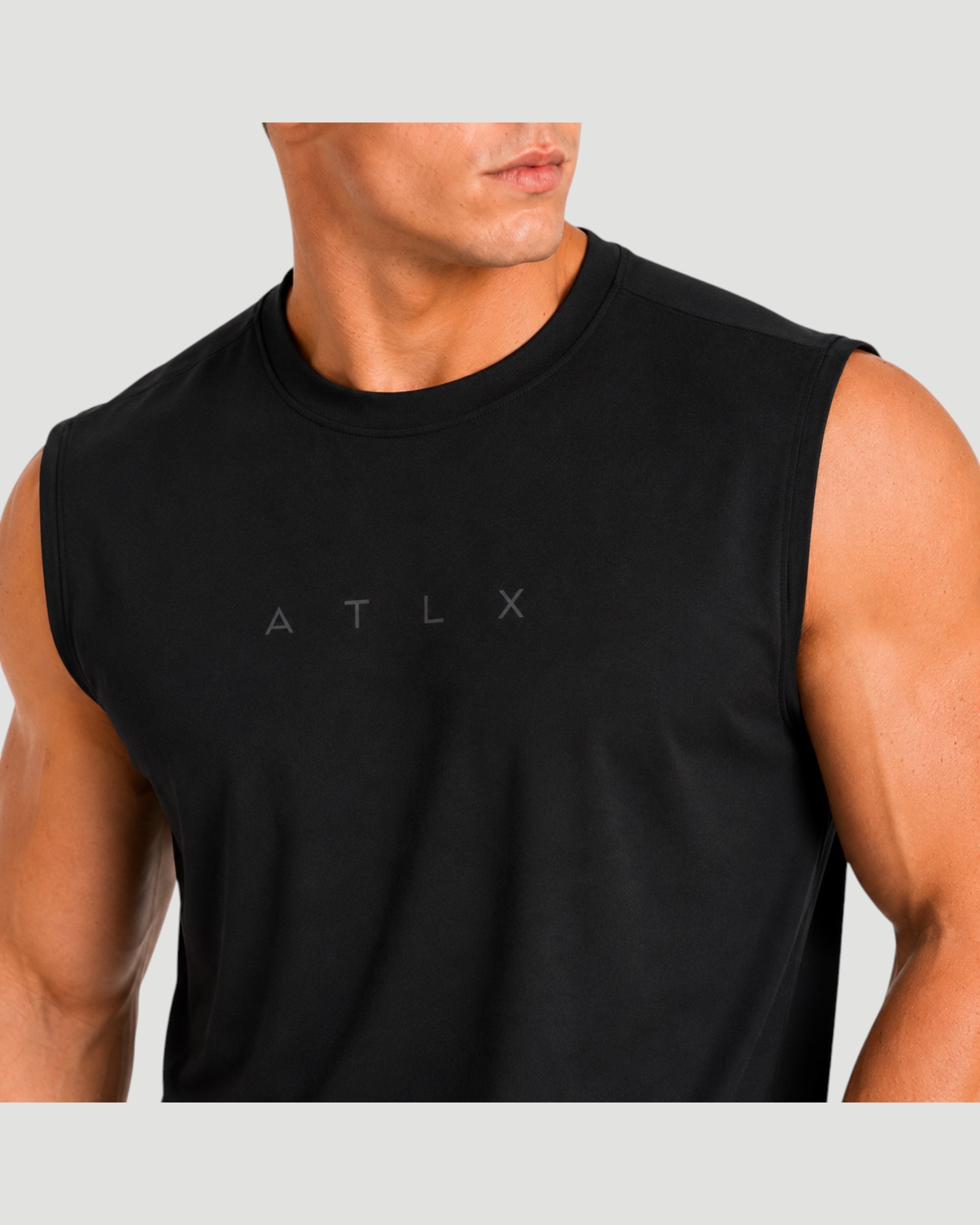 ATHLEX ATLX Sleeveless Training Tee - Black