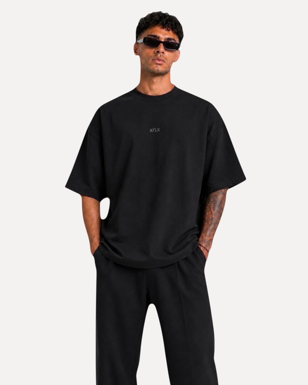 ATHLEX Oversized Essential Tee - Black