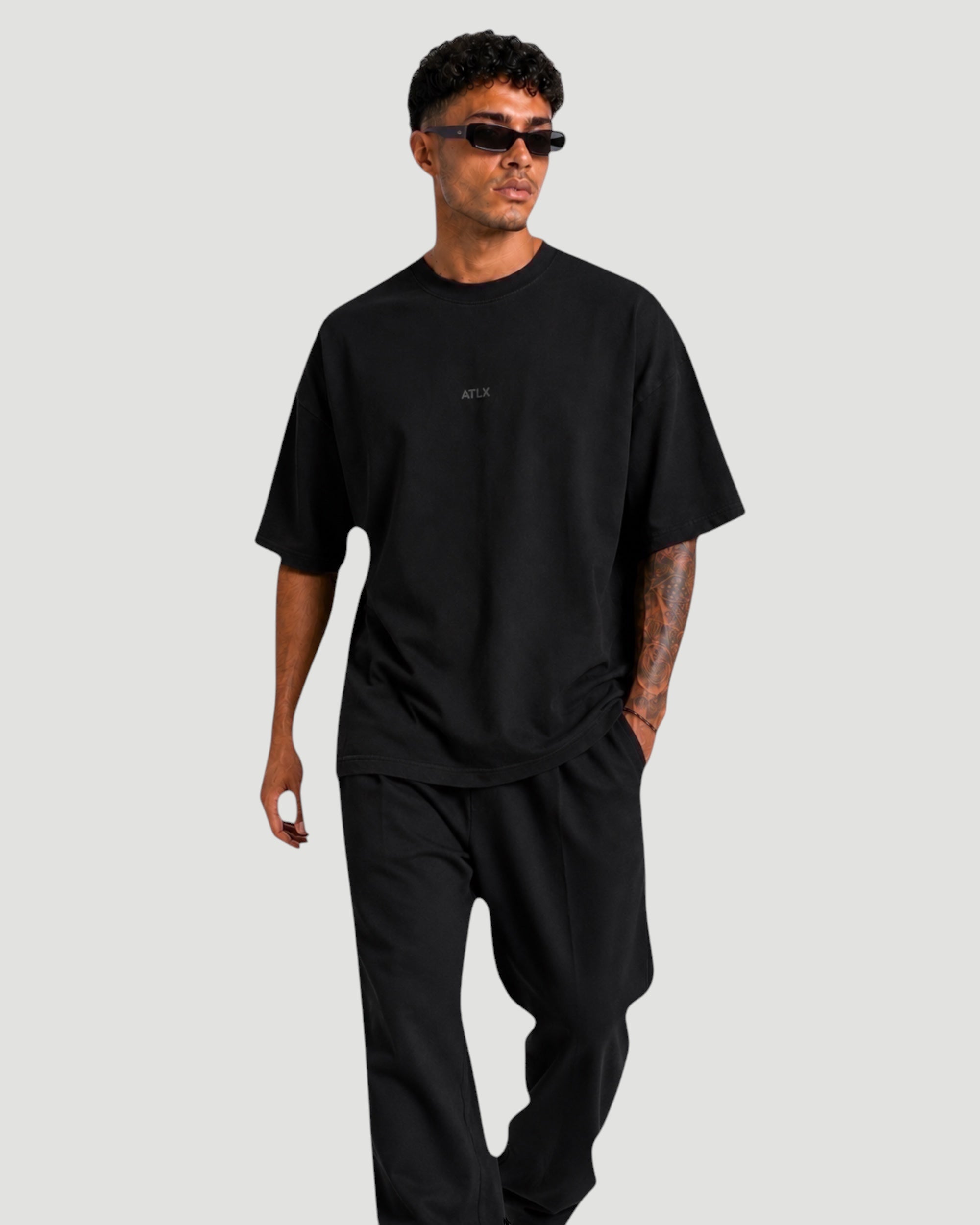 ATHLEX Oversized Essential Tee - Black