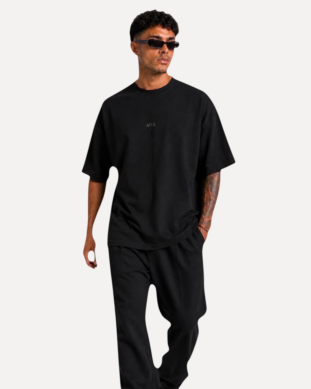 ATHLEX Oversized Essential Tee - Black