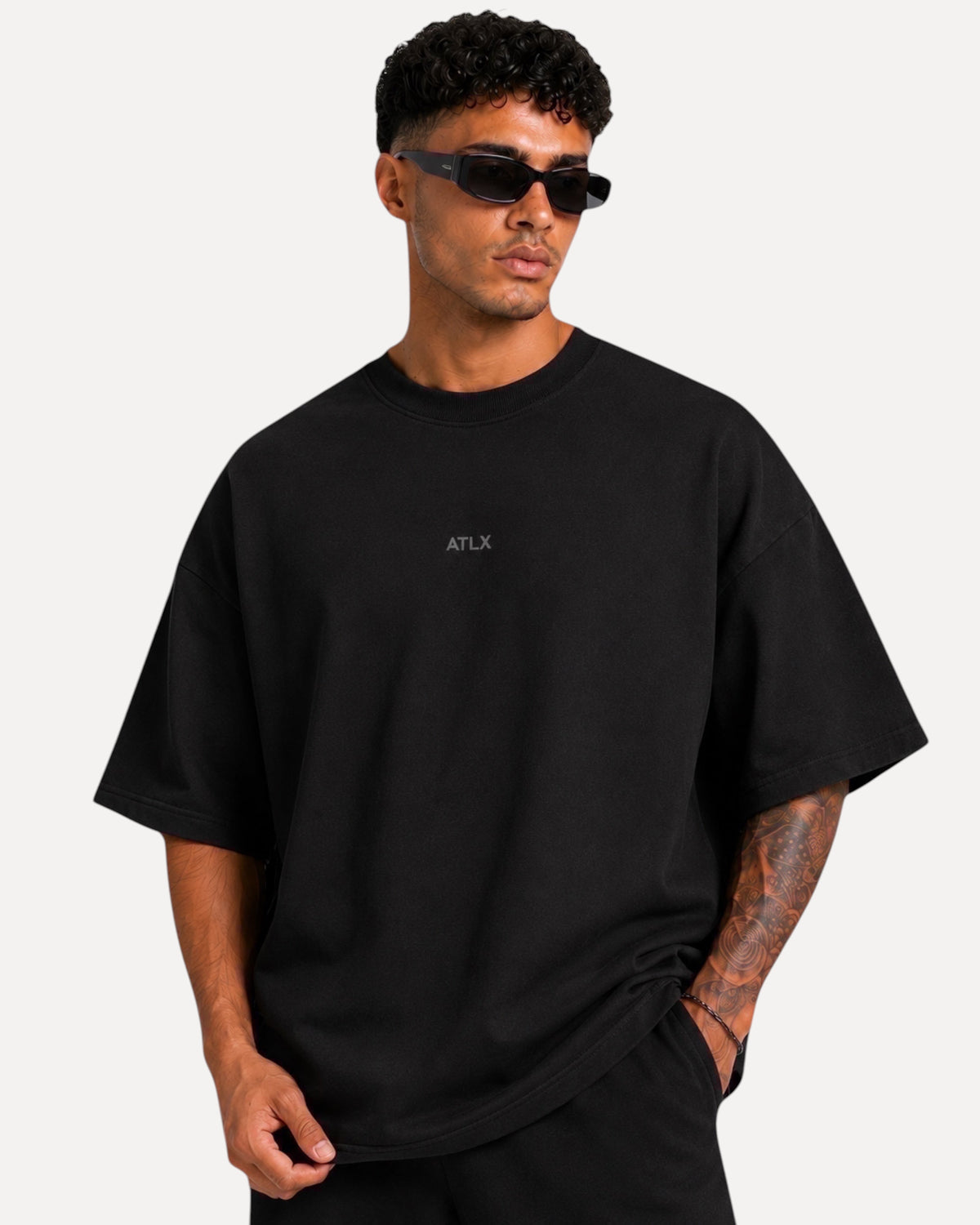 ATHLEX Oversized Essential Tee - Black