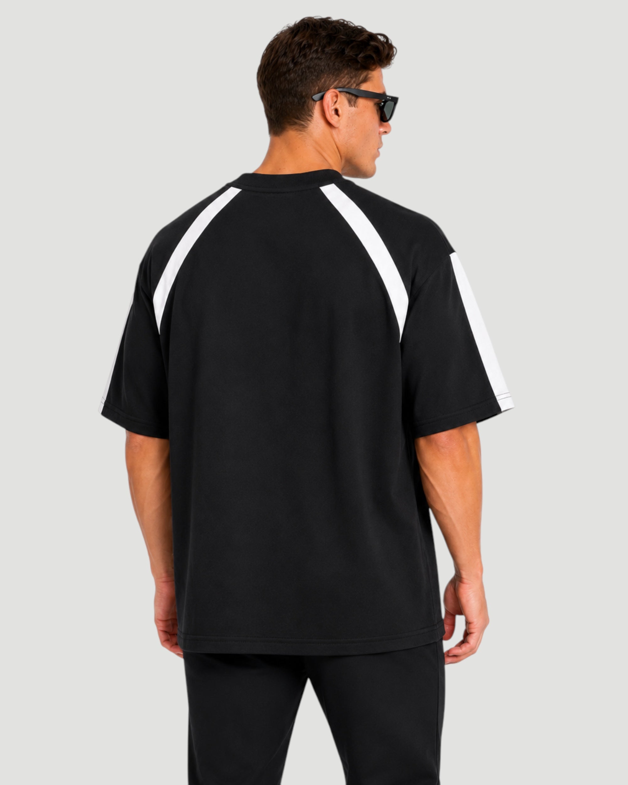 ATHLEX Men’s Black Oversized Performance T-Shirt