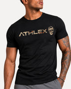ATHLEX Phantom Skull Cotton Tee – Black