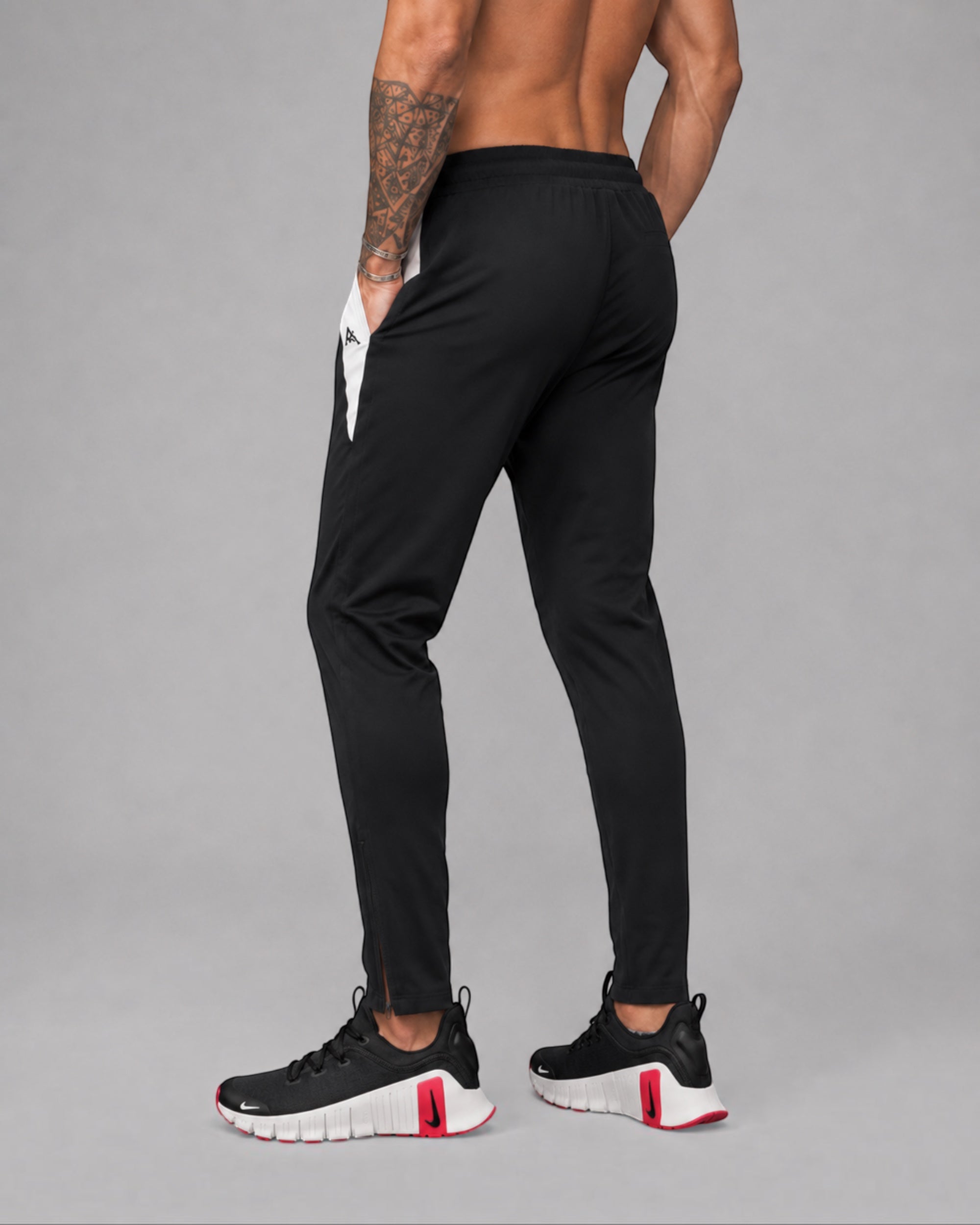 ATHLEX Velocity Dry-Fit Stretch Training Pants – Black