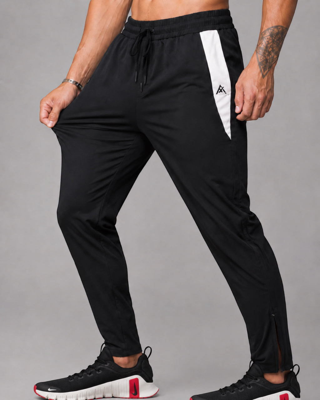 ATHLEX Velocity Dry-Fit Stretch Training Pants – Black
