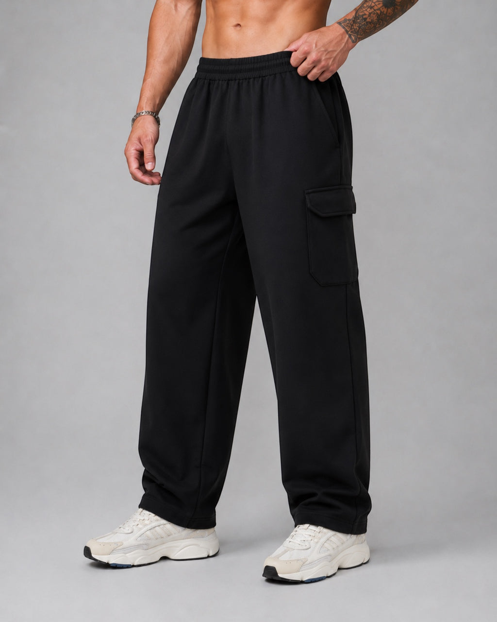 ATHLEX Urban Cargo Sweatpants – Black