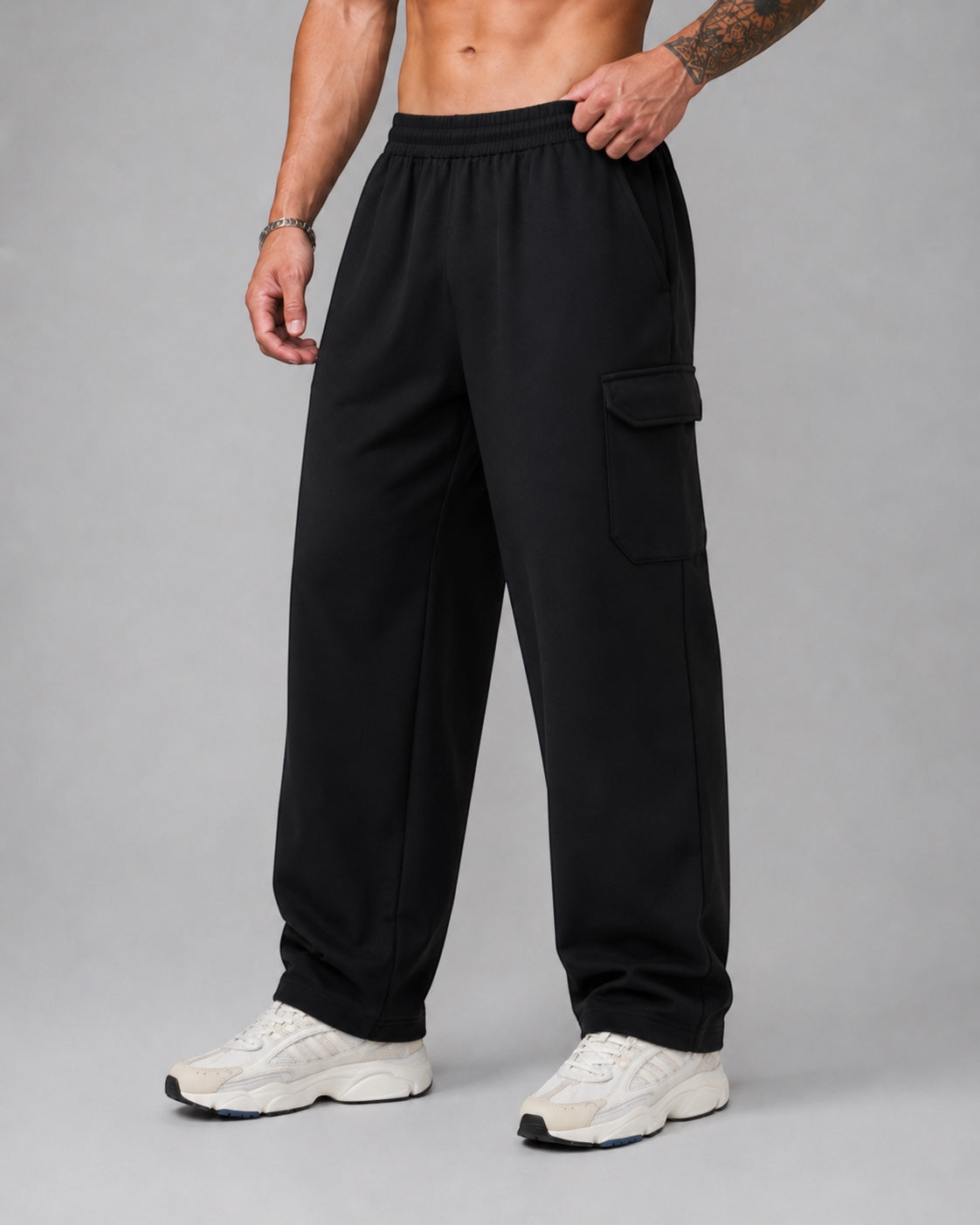 ATHLEX Urban Cargo Sweatpants – Black