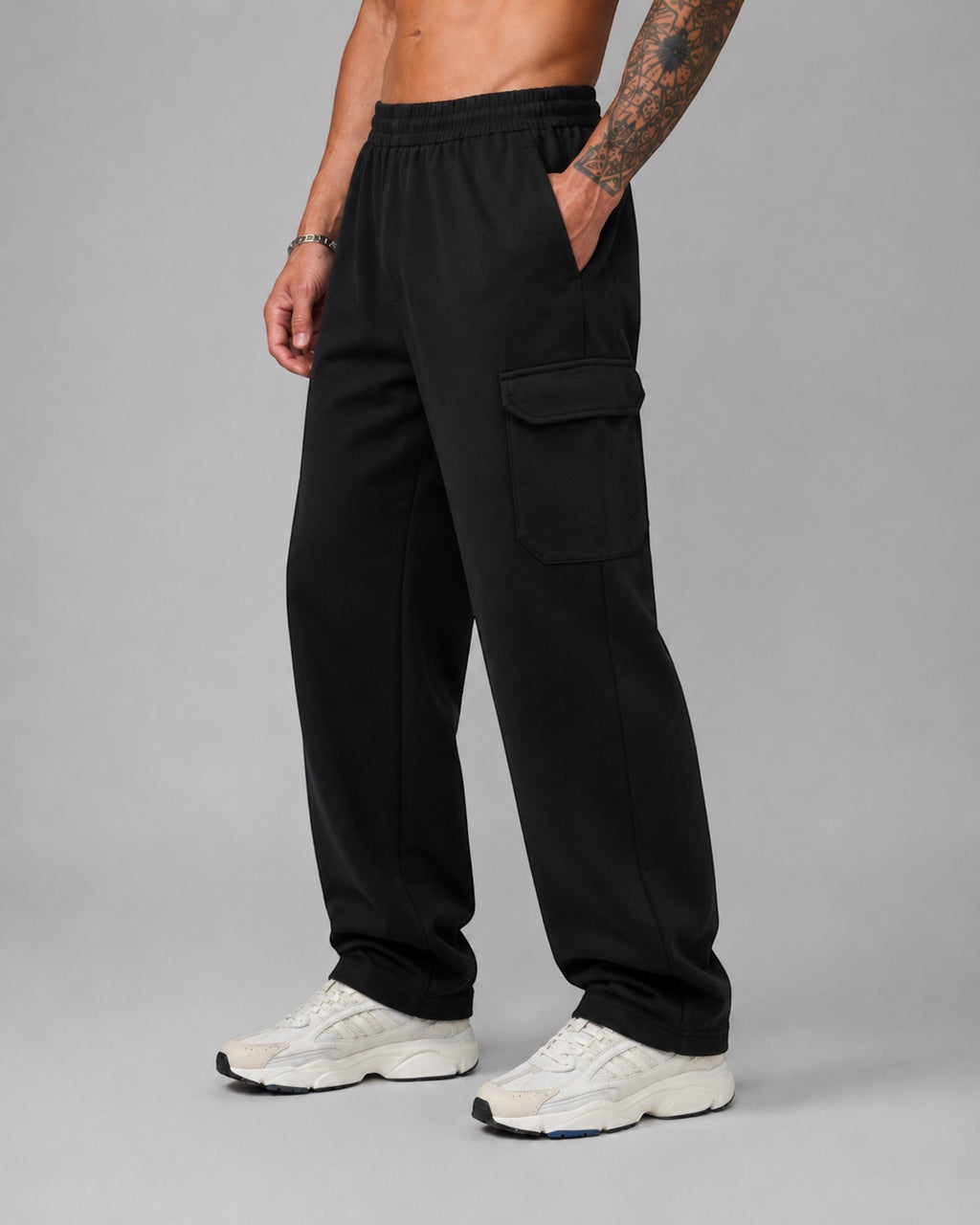 ATHLEX Urban Cargo Sweatpants – Black