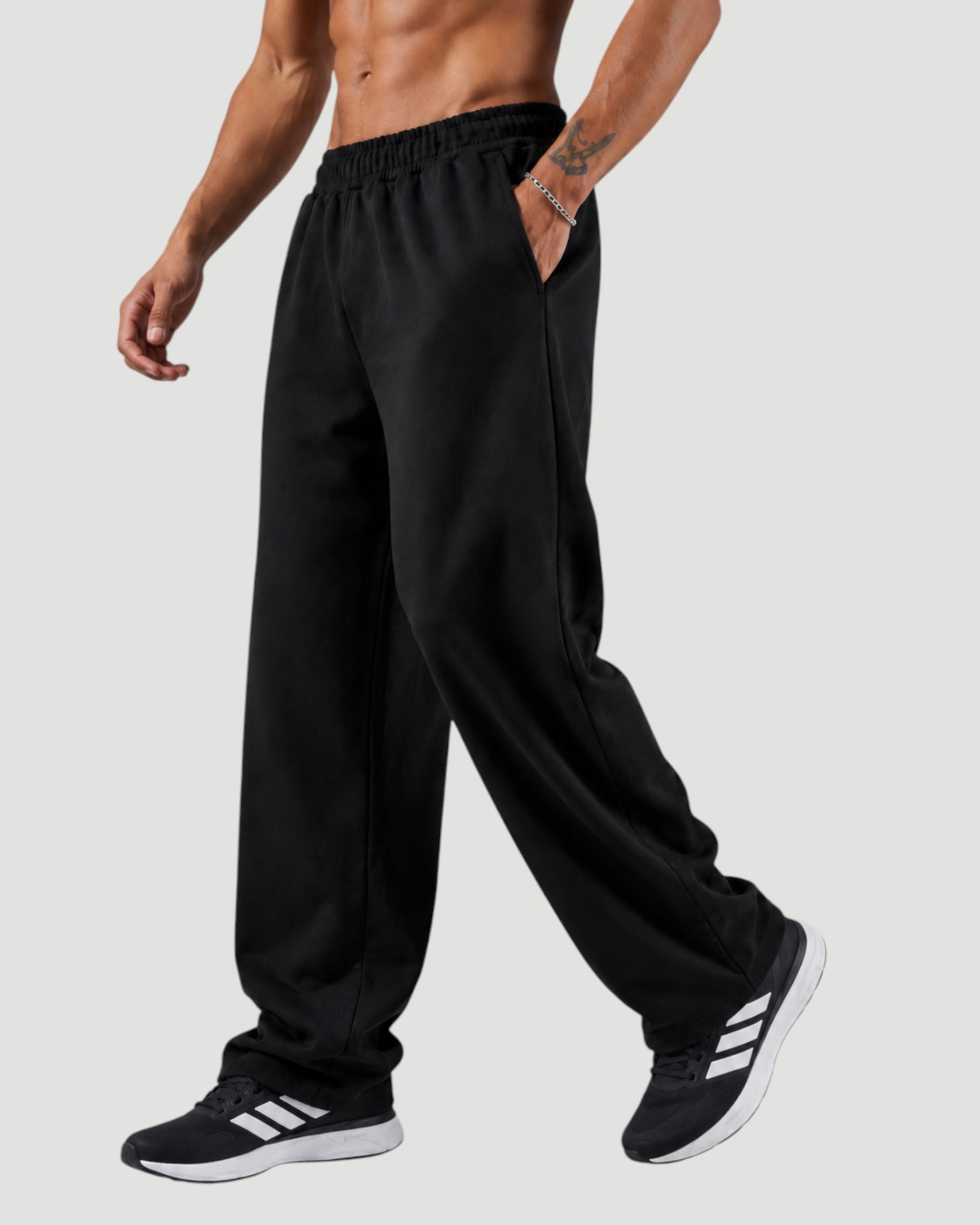 ATHLEX Oversized Training Trousers - Black
