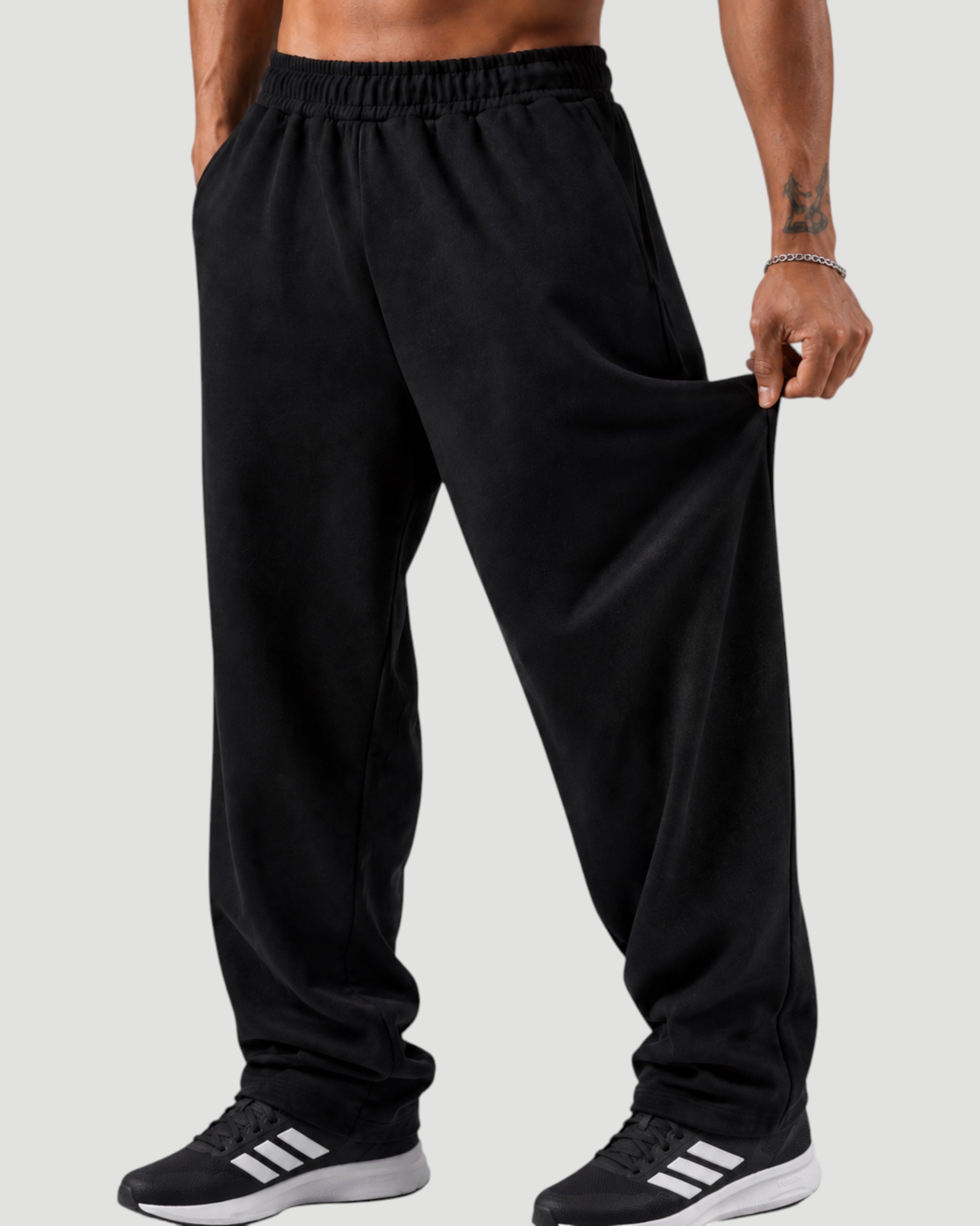 ATHLEX Oversized Training Trousers - Black