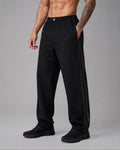ATHLEX Shadowline Straight-Leg Track Pants – Jet Black