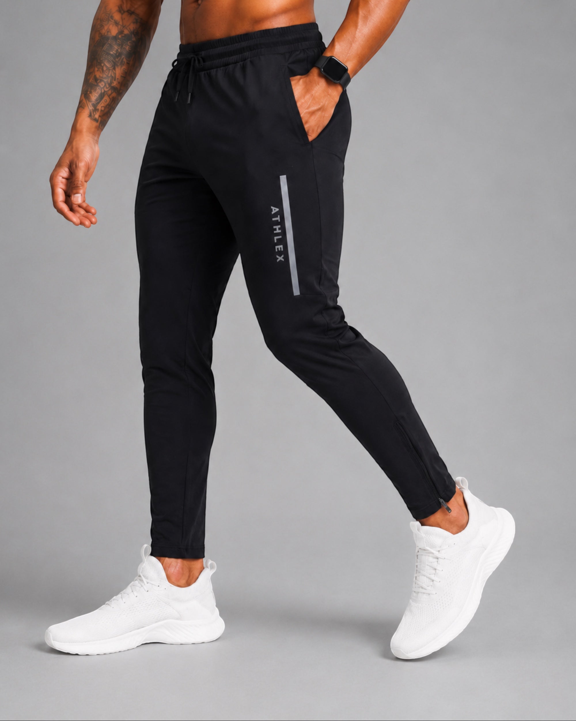 ATHLEX PulseDry Performance Joggers – Black