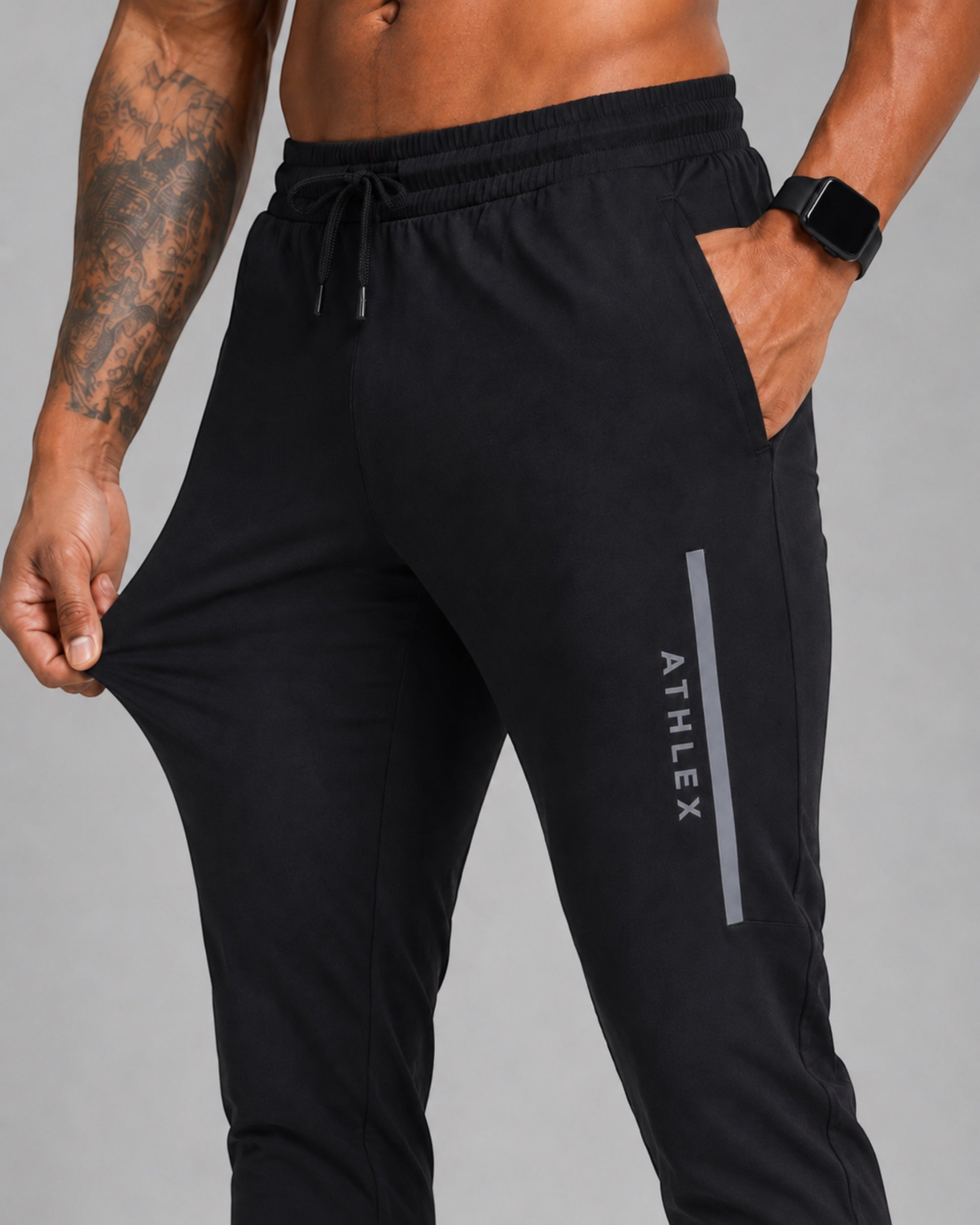 ATHLEX PulseDry Performance Joggers – Black