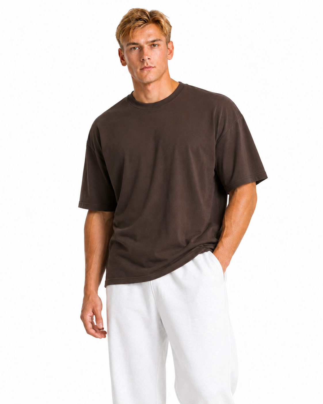 Athlex Oversized T-Shirt – Chocolate Brown