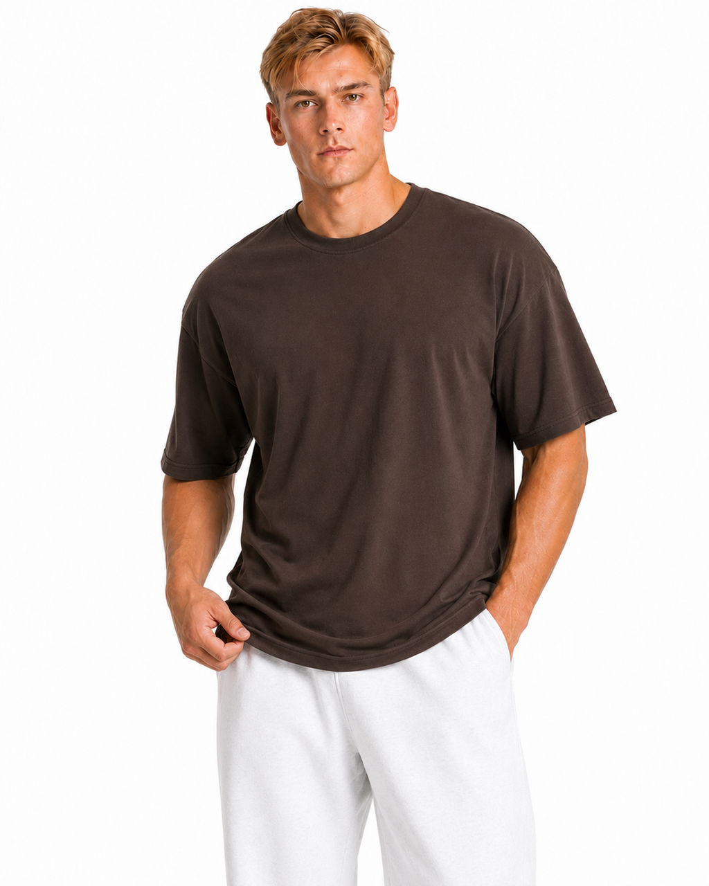 Athlex Oversized T-Shirt – Chocolate Brown