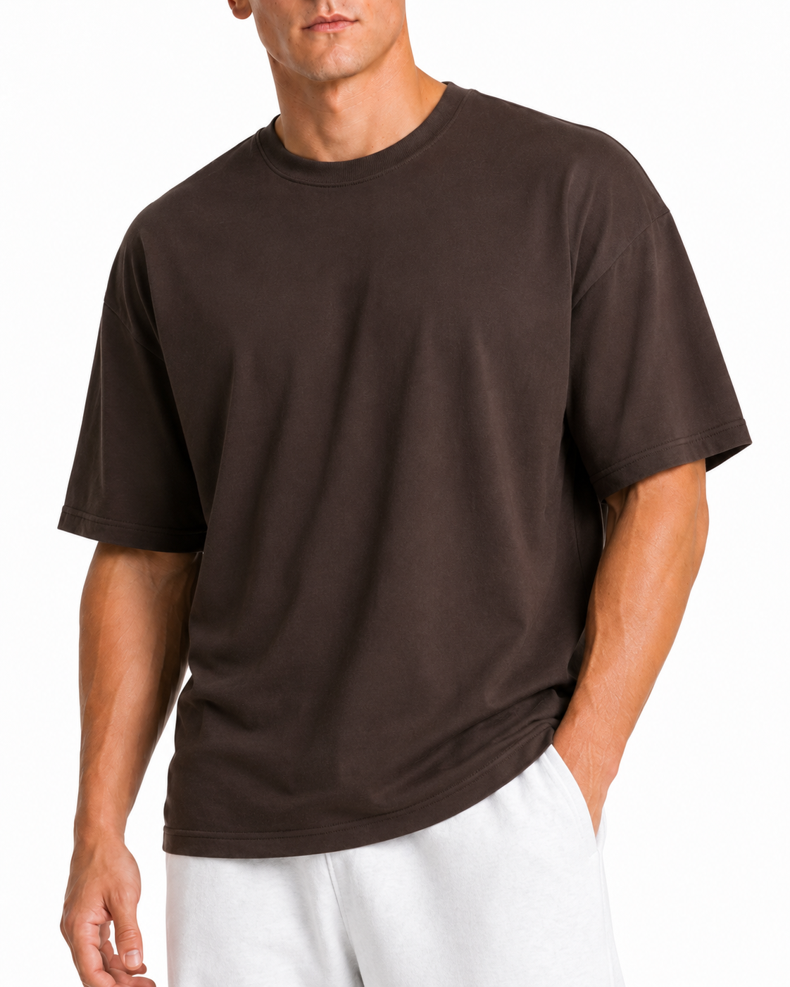 Athlex Oversized T-Shirt – Chocolate Brown
